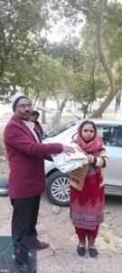 Clothes Distribuion Secretary HAFCT Distributing Old Clothes