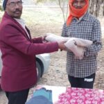 Home HAFCT Secretary Distributing Old Clothes